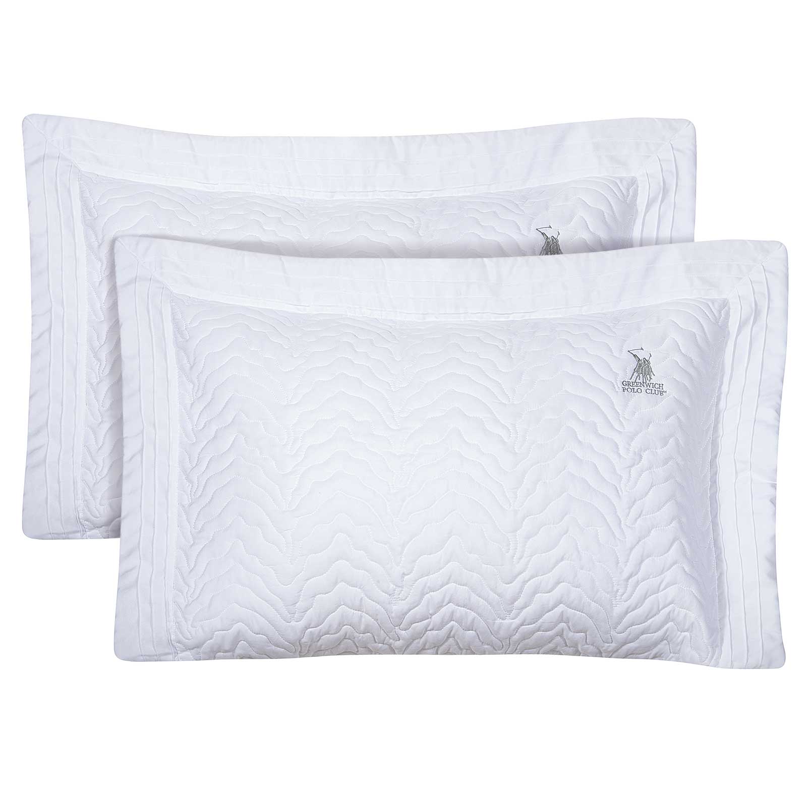 GREENWICH POLO CLUB ΖΕΥΓΟΣ ΜΑΞΙΛΑΡΟΘΗΚΕΣ CLASSIC 2351 WHITE-233507002351