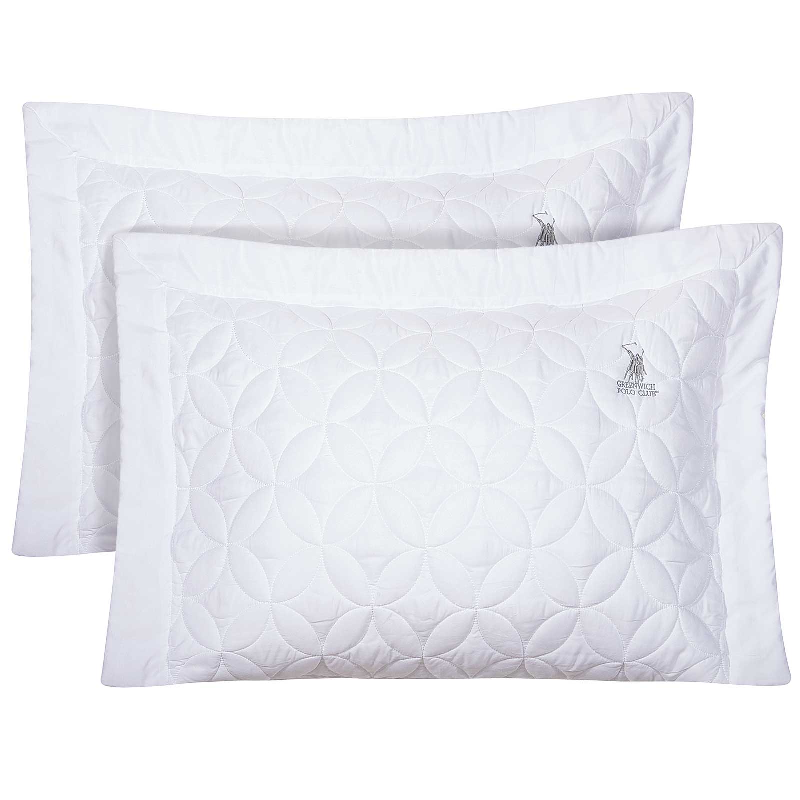 GREENWICH POLO CLUB ΖΕΥΓΟΣ ΜΑΞΙΛΑΡΟΘΗΚΕΣ CLASSIC 2357 WHITE-233507002357