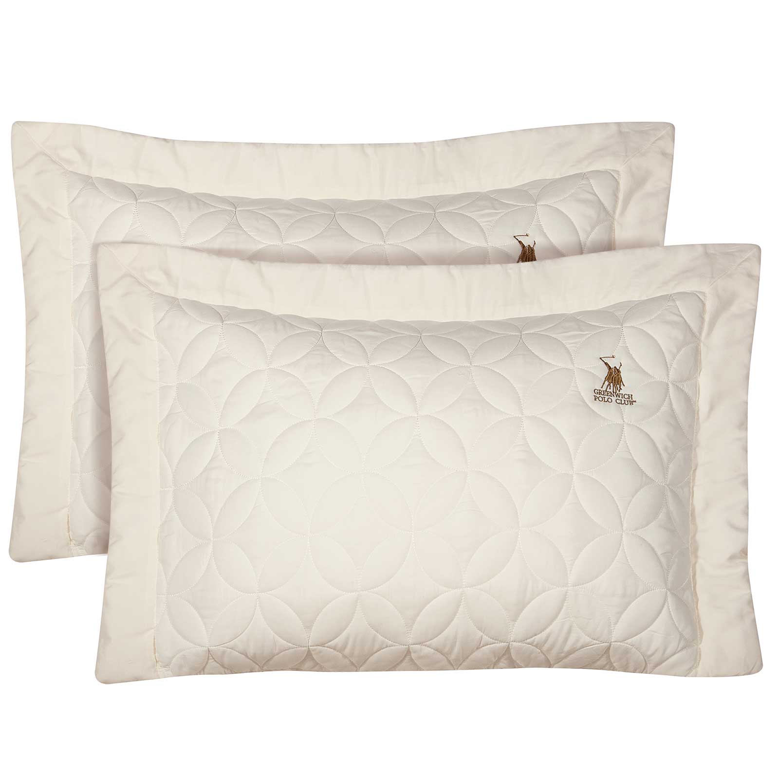 GREENWICH POLO CLUB ΖΕΥΓΟΣ ΜΑΞΙΛΑΡΟΘΗΚΕΣ CLASSIC 2358 ECRU-233507002358