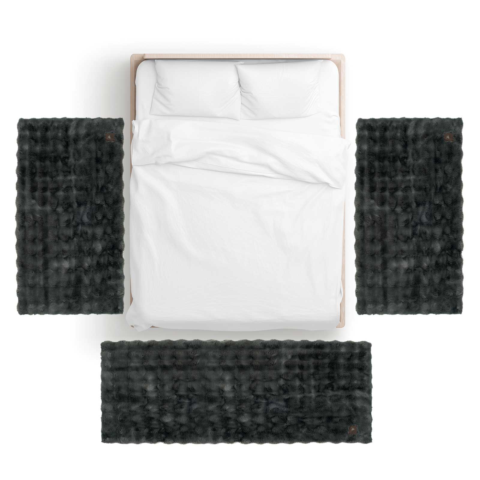 GREENWICH POLO CLUB ΧΑΛΙ 75X140 FAUX FUR 3125 GRAPHITE-299975143125