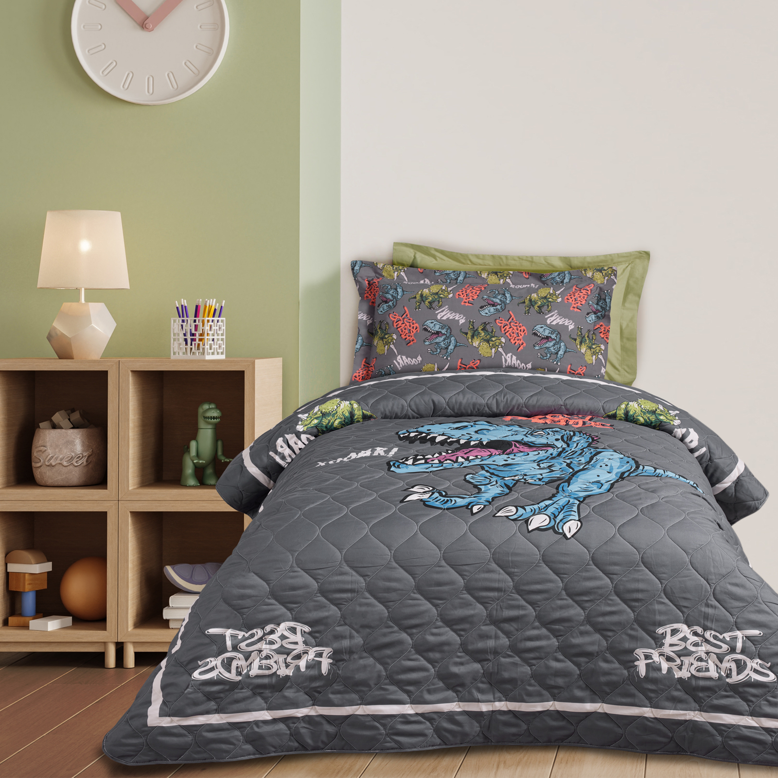 DAS KIDS ΚΟΥΒΕΡΛΙ ΜΟΝΟ 4931 CREAM, GREY-402009104931