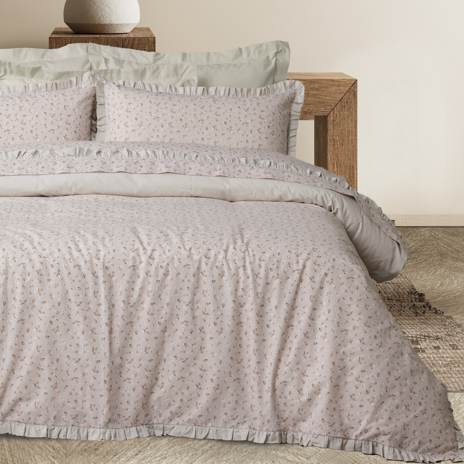 DAS HOME ΣΕΤ ΠΑΠΛΩΜΑΤΟΘΗΚΗ ΥΠΕΡΔΙΠΛΗ DAILY 3178 BEIGE-406009203178