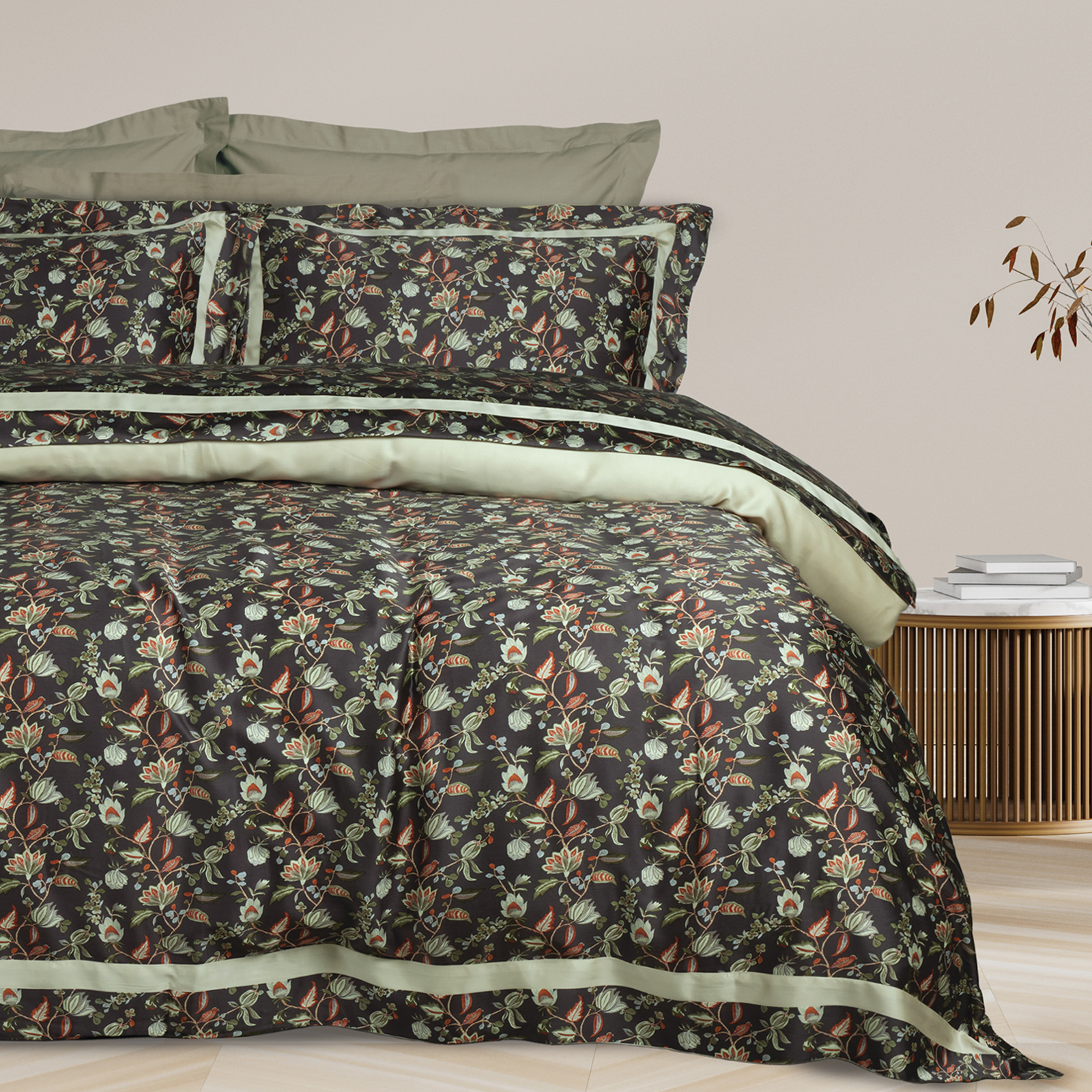 DAS HOME ΠΑΠΛΩΜΑΤΟΘΗΚΗ ΣΕΤ ΥΠΕΡΔΙΠΛΗ EXECUTIVE 1706 GREEN, GREY-406110201706