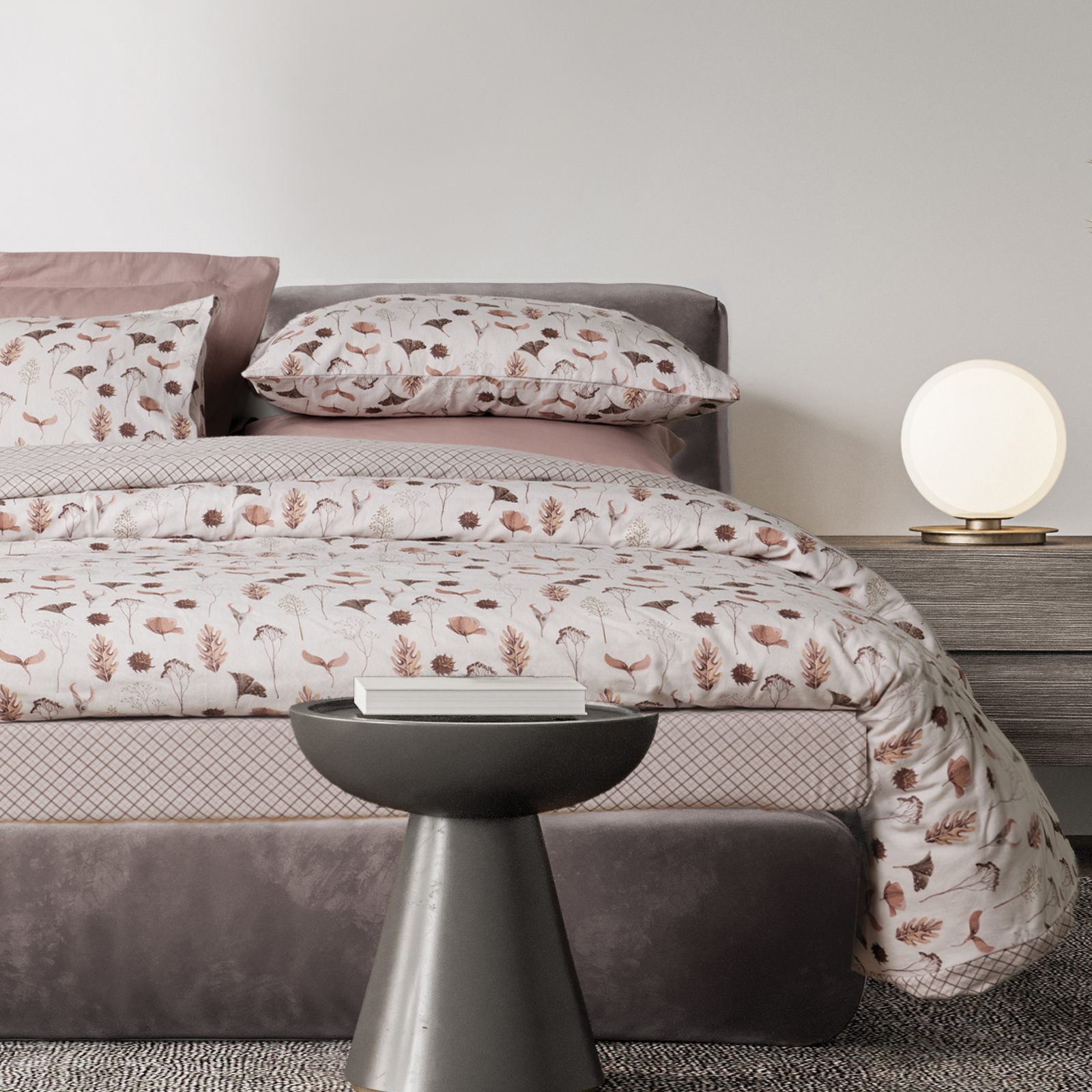 DAS HOME ΣΕΤ ΣΕΝΤΟΝΙΑ ΜΟΝΑ HAPPY FLANNEL 9681 BEIGE, BROWN-502108109681