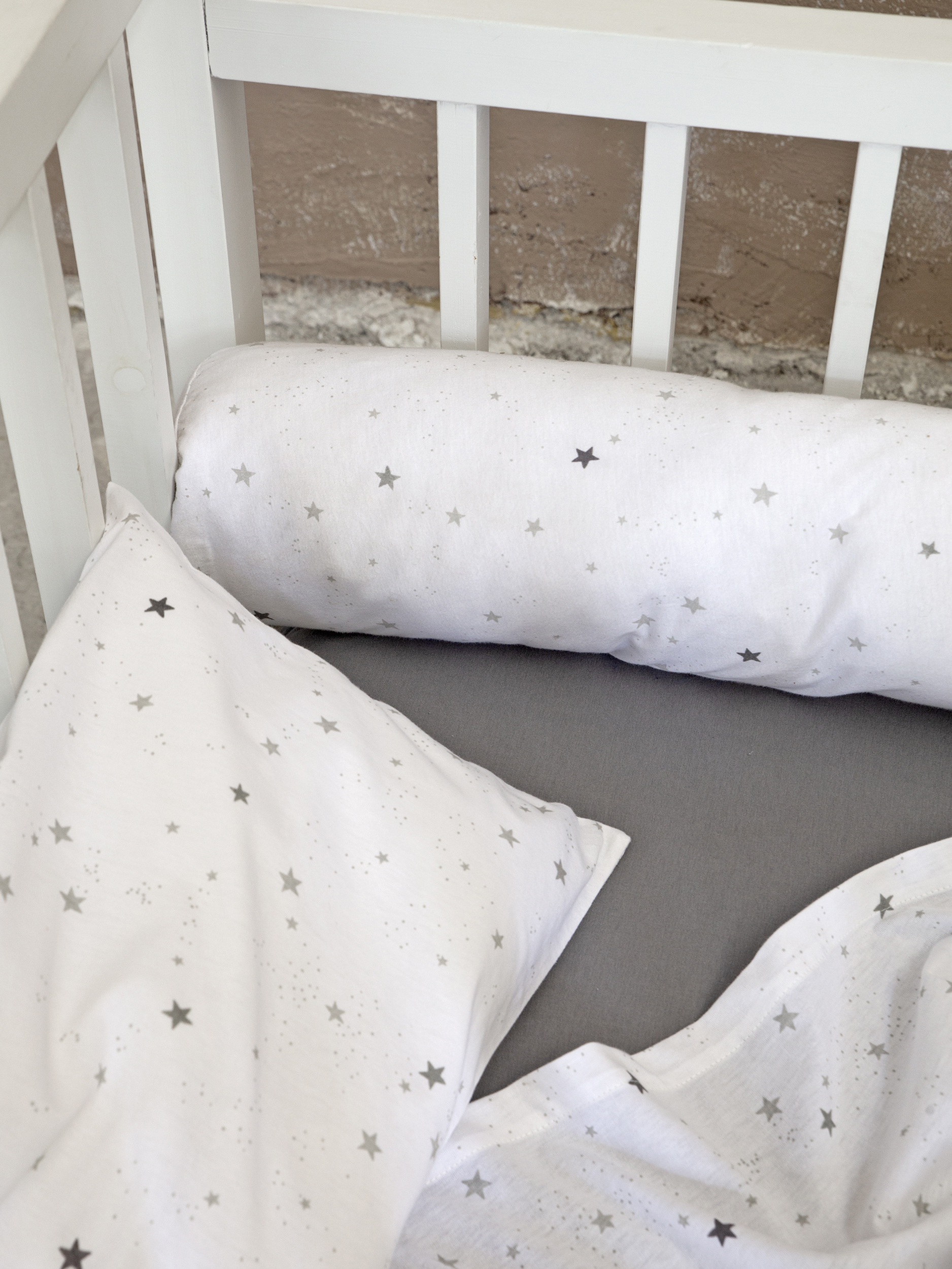 Σετ Σεντόνια Λίκνου Nene - Gray - Nima Bebe - 5206482039001