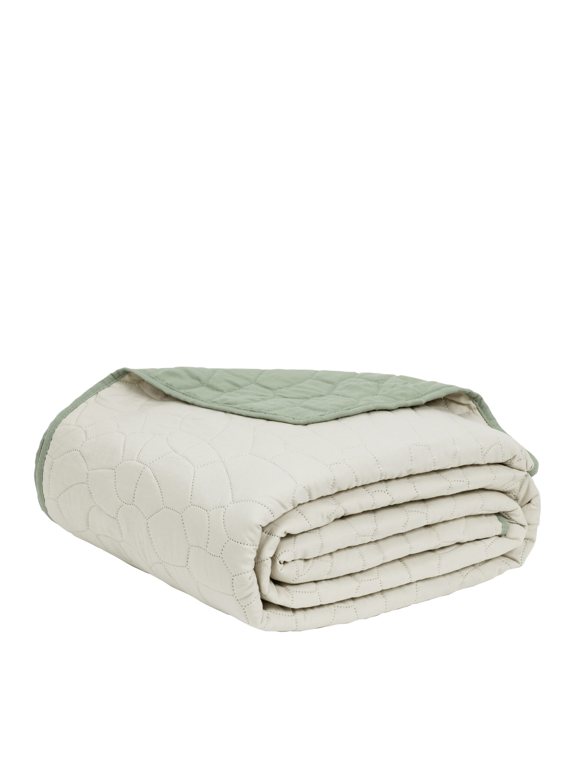 Κουβερλί Υπέρδιπλο 220x240 - Nala Wild Beige / Green - Nima Home - 5206482155282