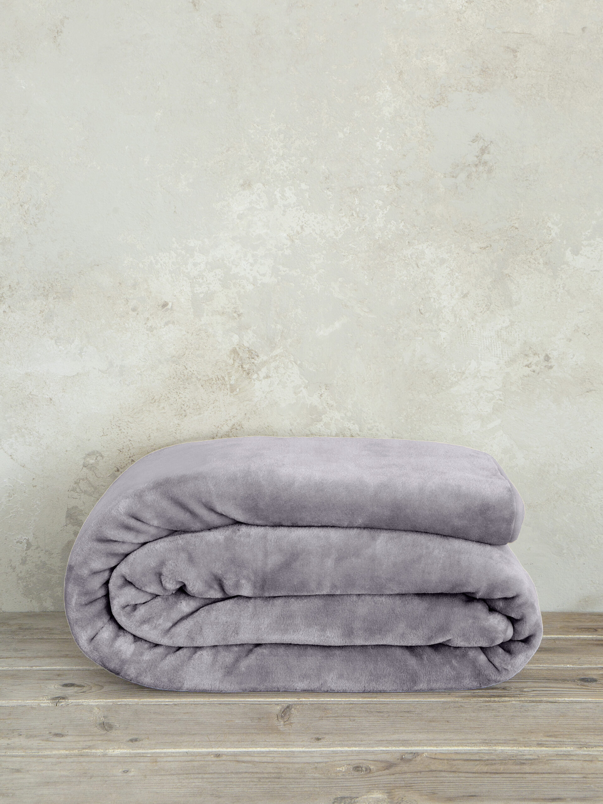 Κουβέρτα Βελουτέ Γίγας 240x260 Coperta - Smoky Lilac - Nima Home - 5206482167896