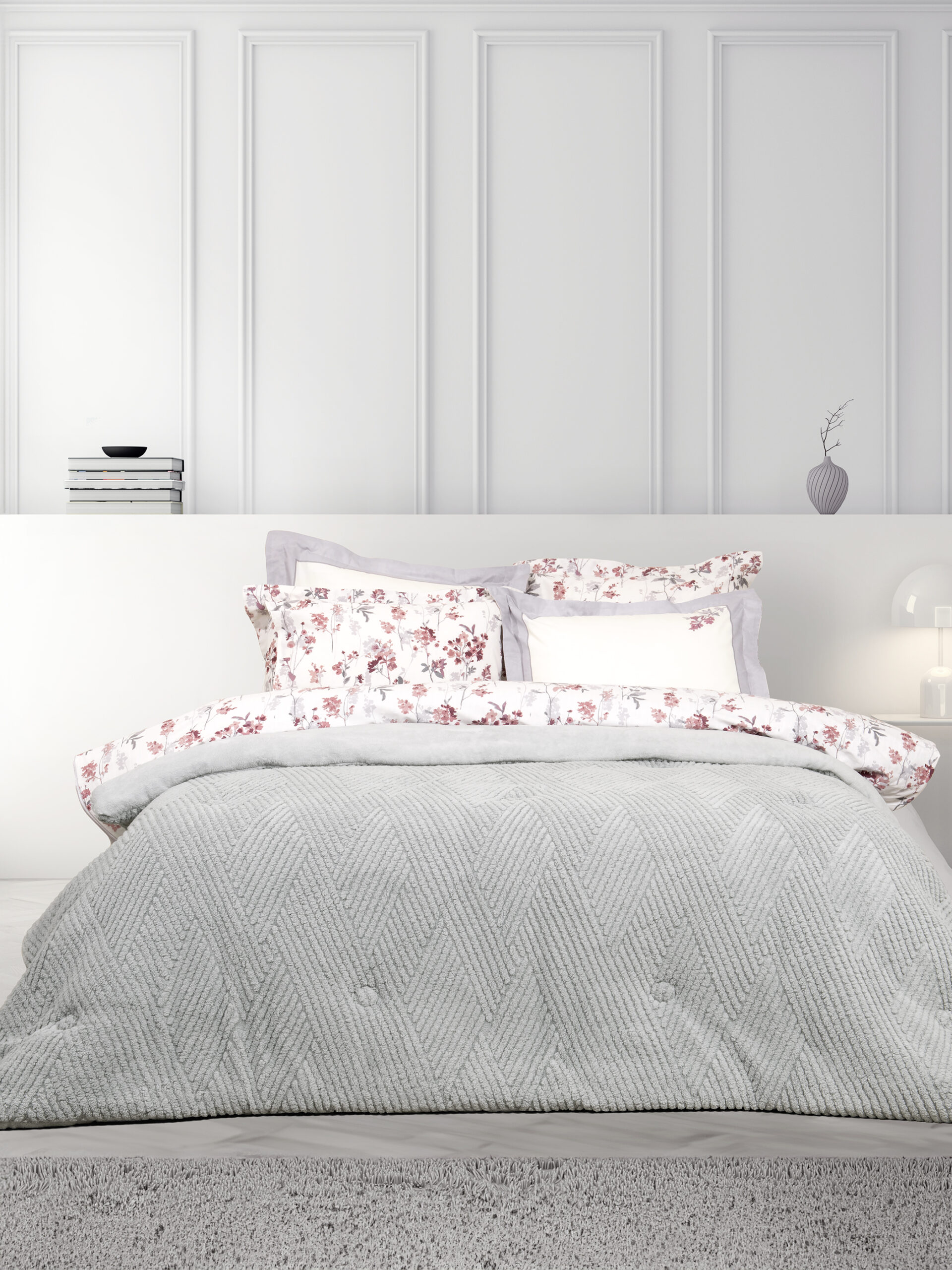 Κουβέρτα/Πάπλωμα Γίγας 240x260 - Velva Light Gray - Nima Home - 5206482168046