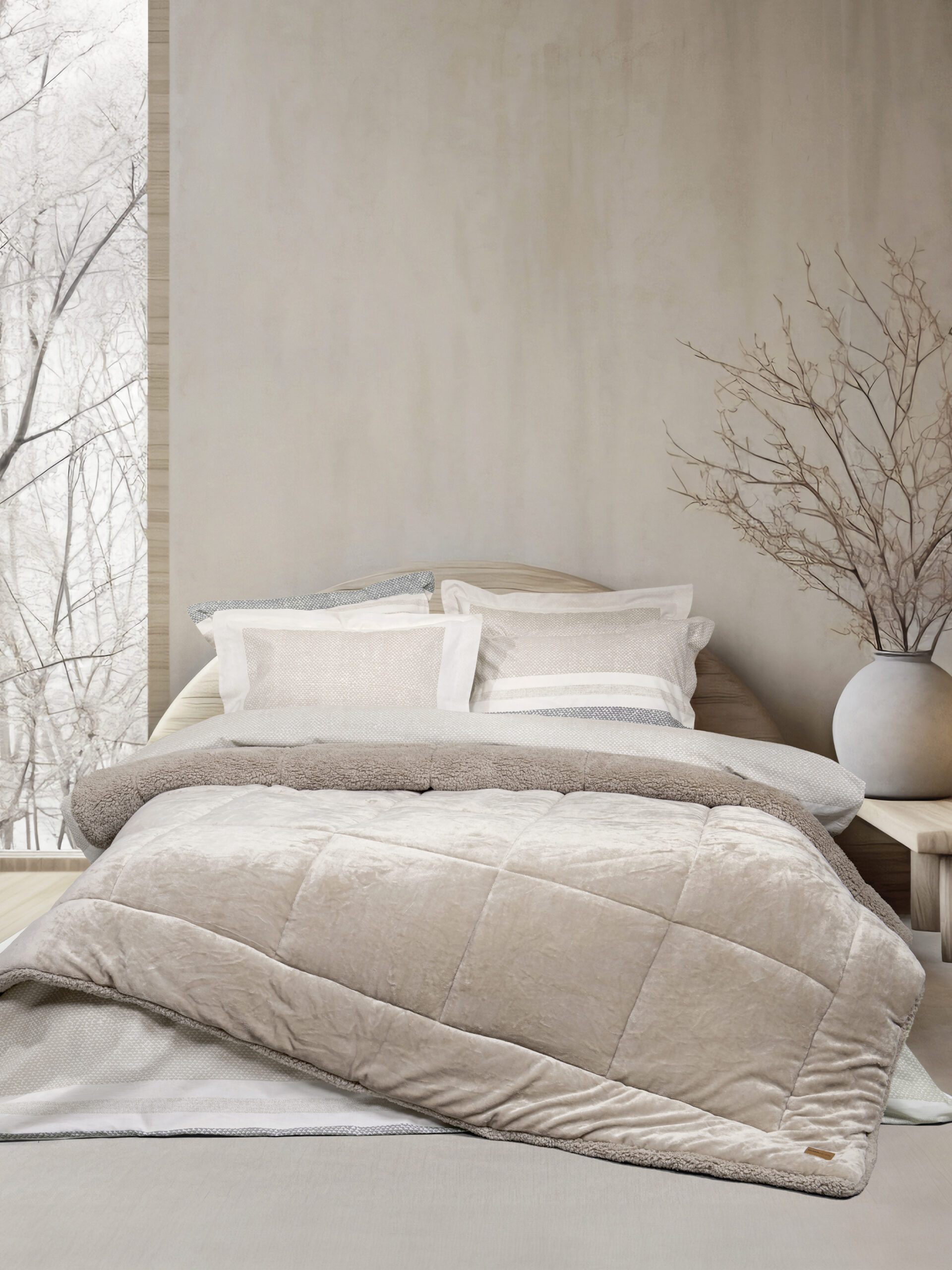 Κουβέρτα/Πάπλωμα Μονό 160x220 - Cira Beige - Nima Home - 5206482168138