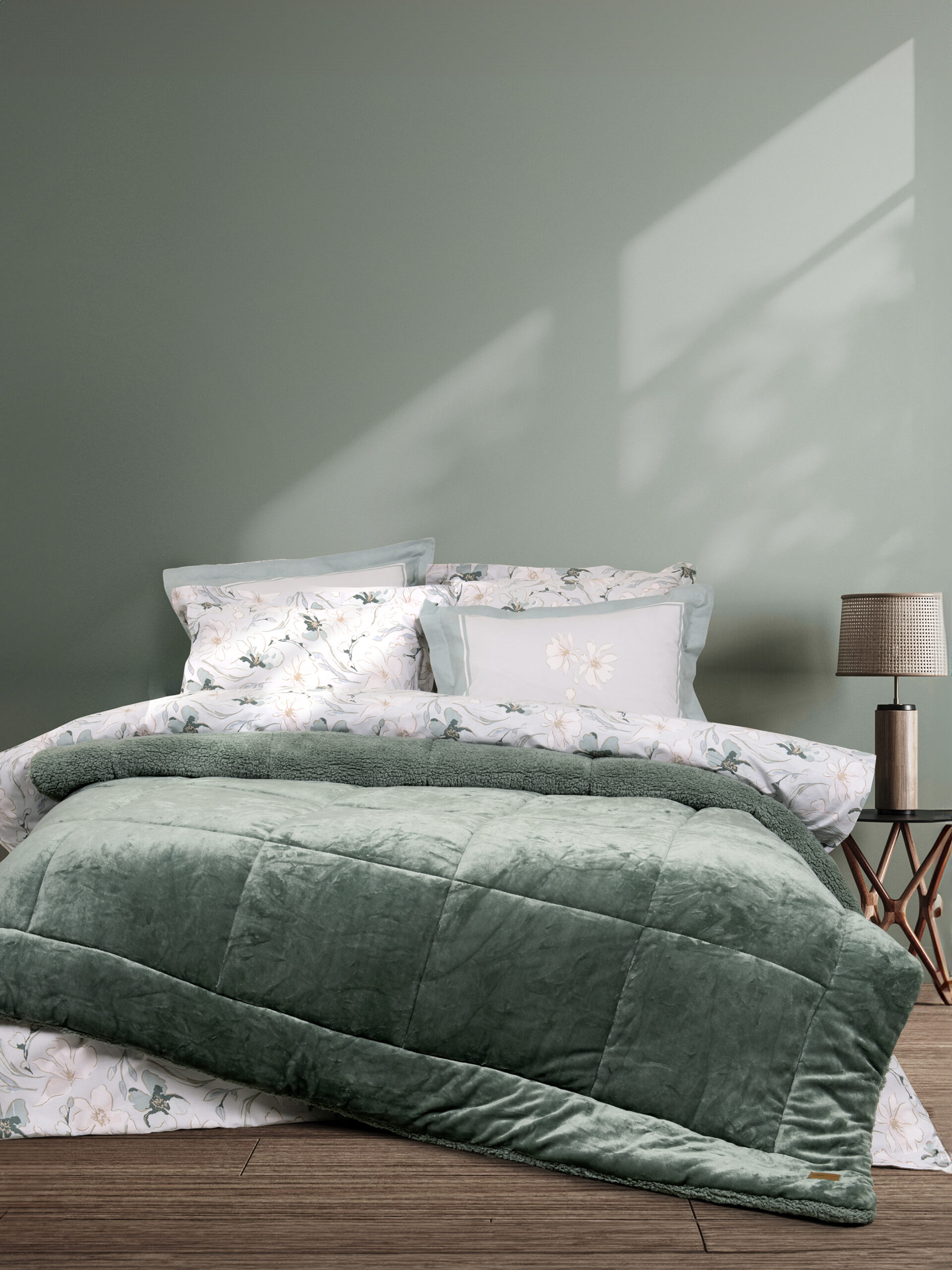 Κουβέρτα/Πάπλωμα Μονό 160x220 - Cira Dark Green - Nima Home - 5206482168176