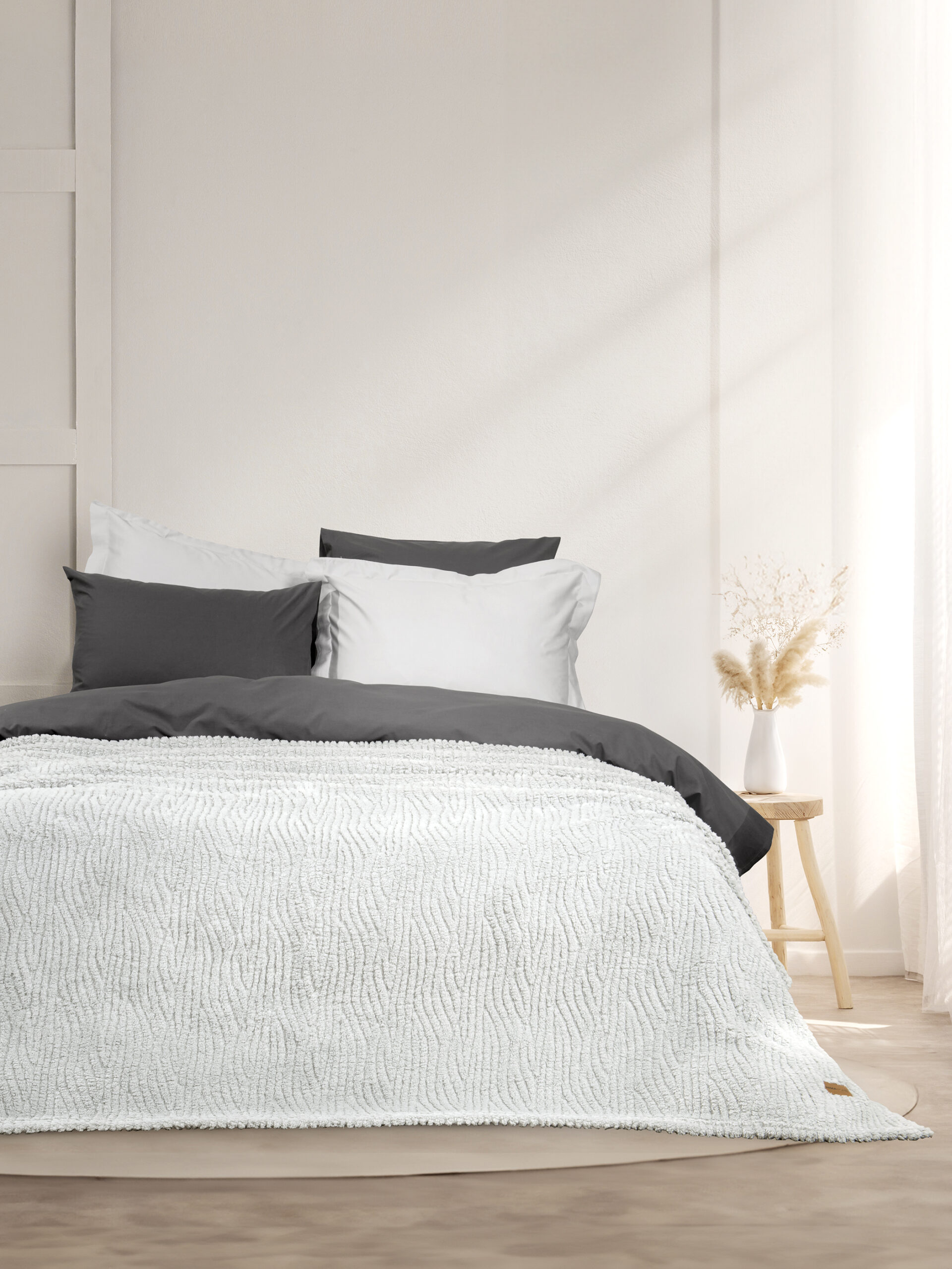 Κουβέρτα Υπέρδιπλη 220x240 - Serenus Gray - Nima Home - 5206482168381