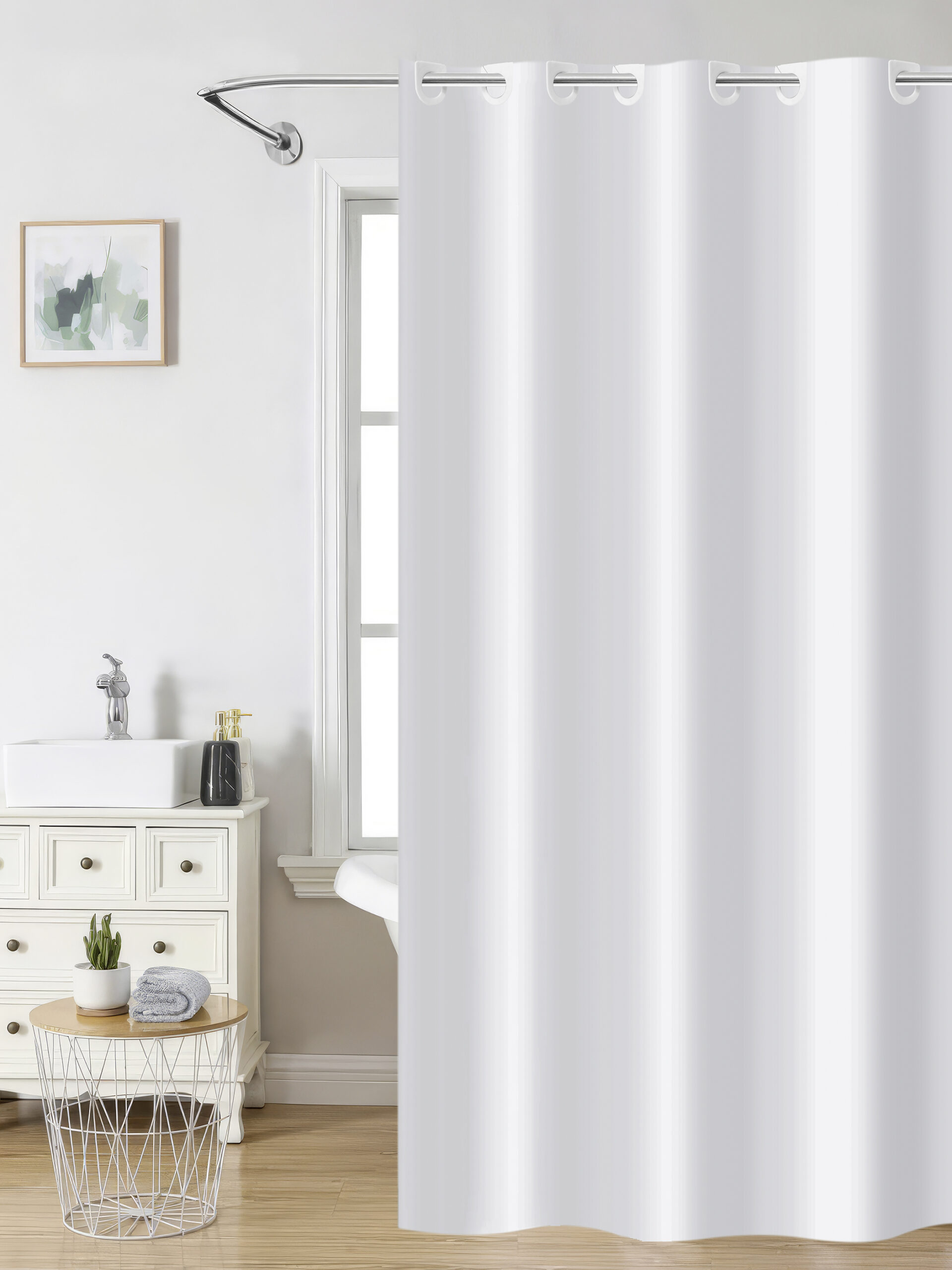 Κουρτίνα Μπάνιου 180x200 - White - Nima Home - 5206482169005