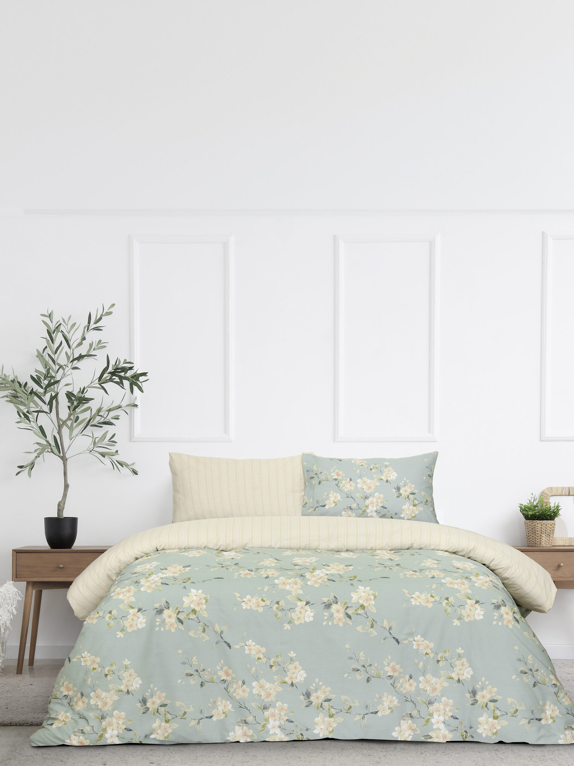 Σετ Σεντόνια Μονά με Λάστιχο - Clementine - Kocoon Home - 5206482170599