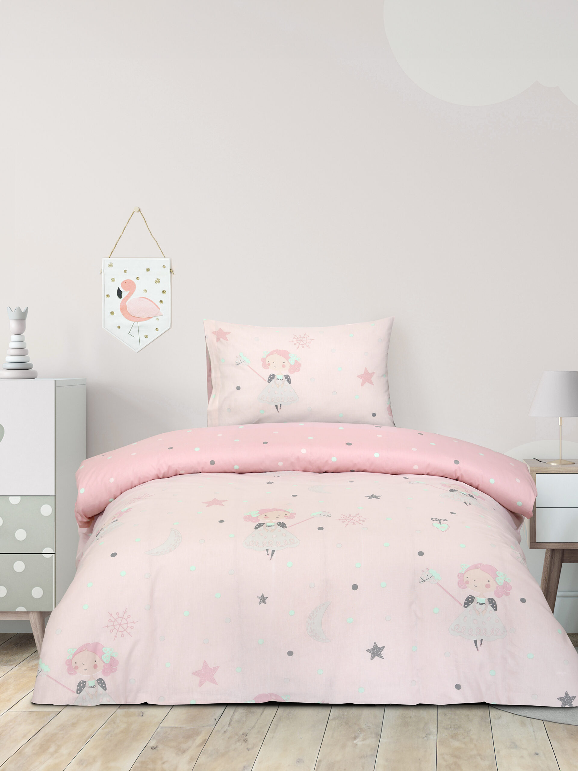 Σετ Σεντόνια Μονά με Λάστιχο - Snowbelle - Kocoon Kids - 5206482171077