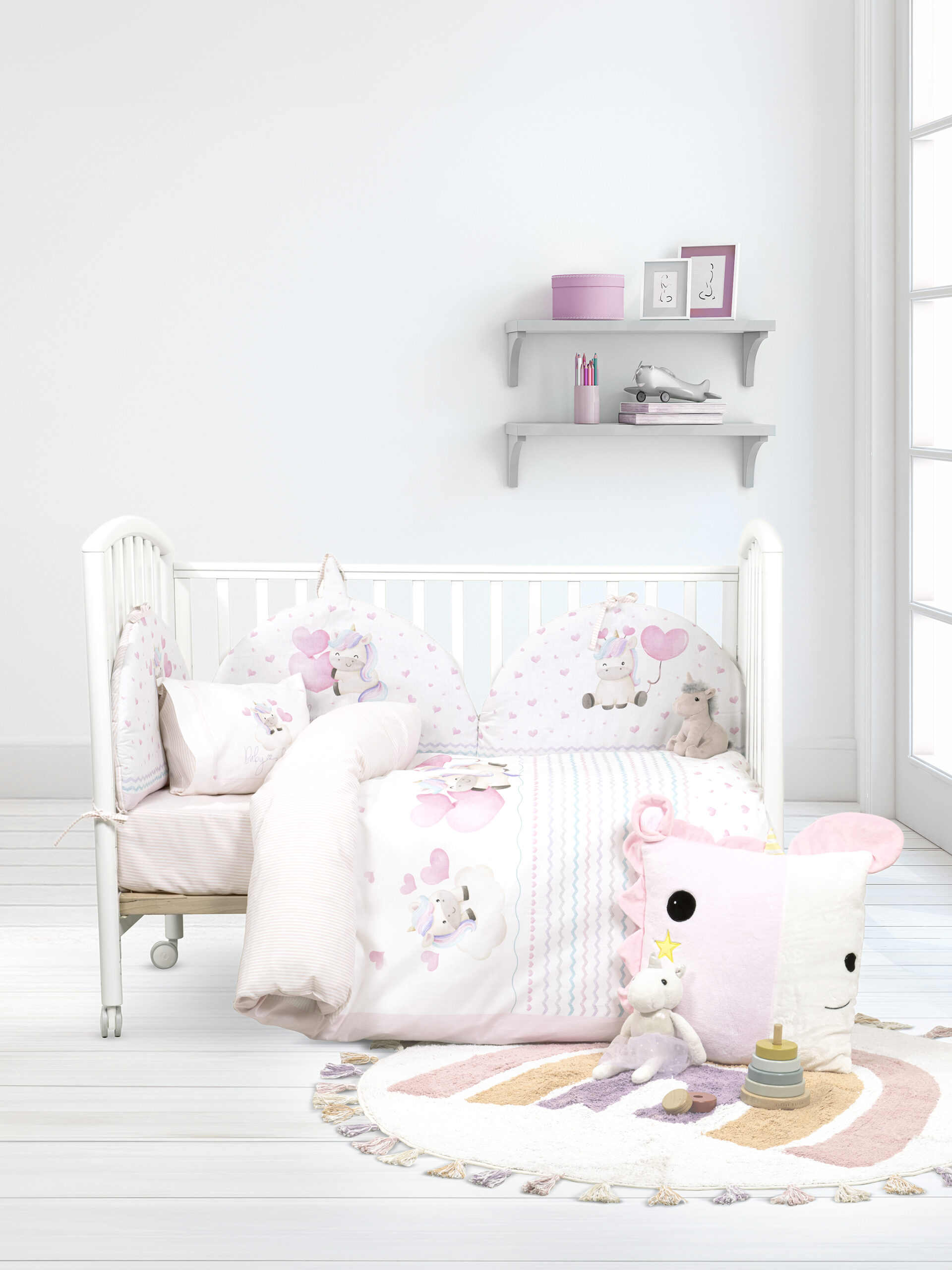 Σετ Παπλωματοθήκη Κούνιας - Luni Uni - Nima Bebe - 5206482171596