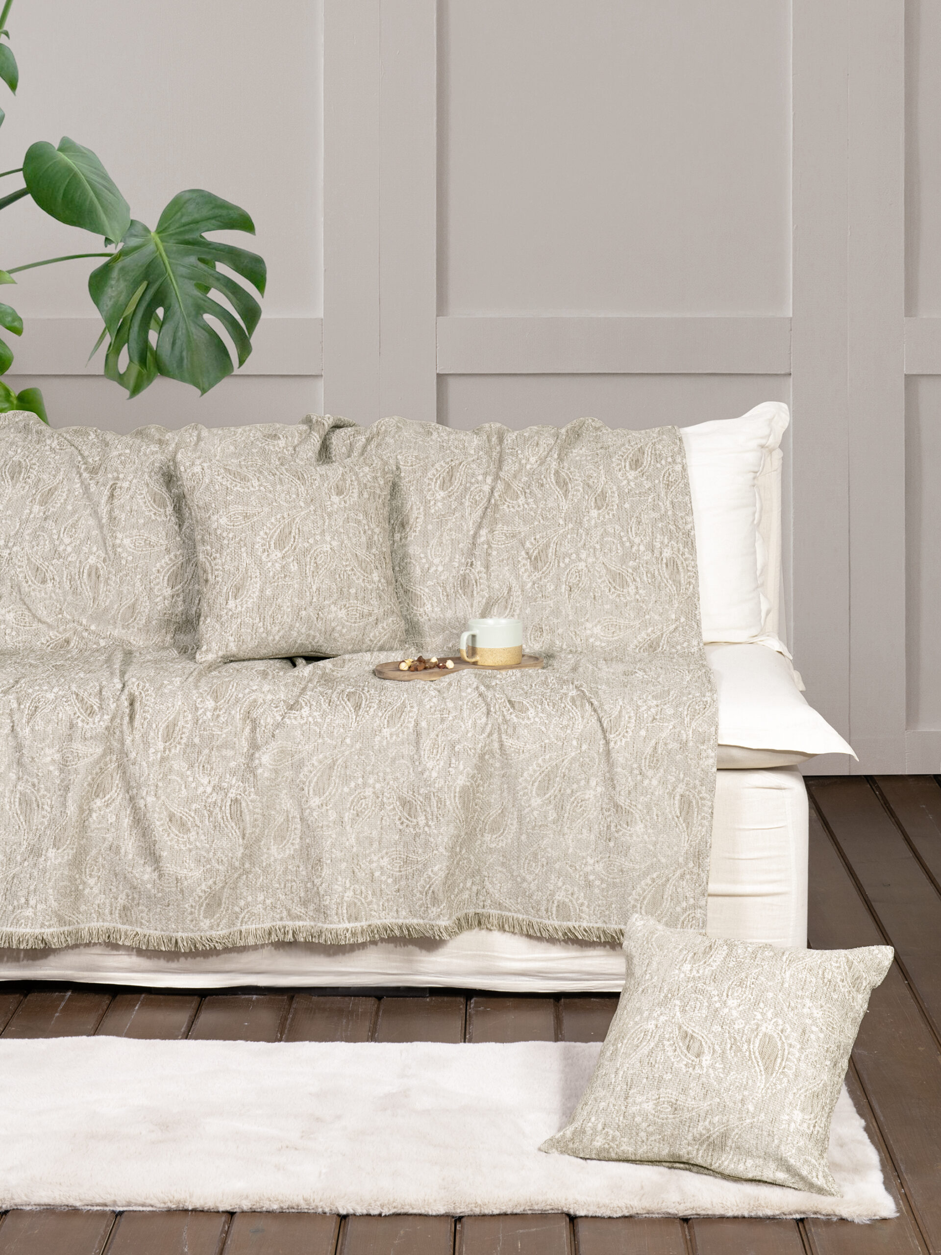 Ριχτάρι 180x180 - Flow Beige - Nima Home - 5206482180000