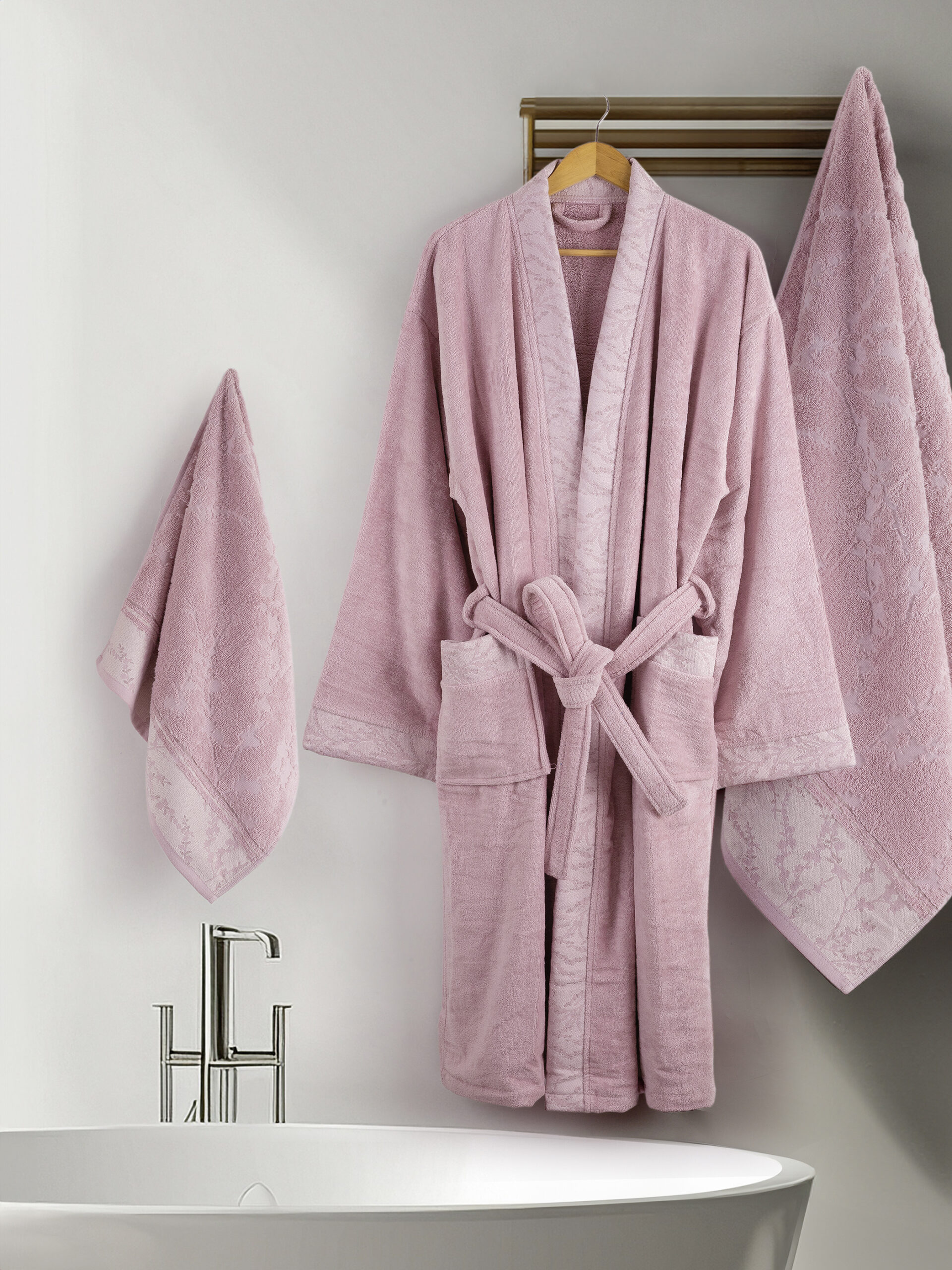 Μπουρνούζι Kimono - Medium - Inverno Pink - Nima Home - 5206482181281