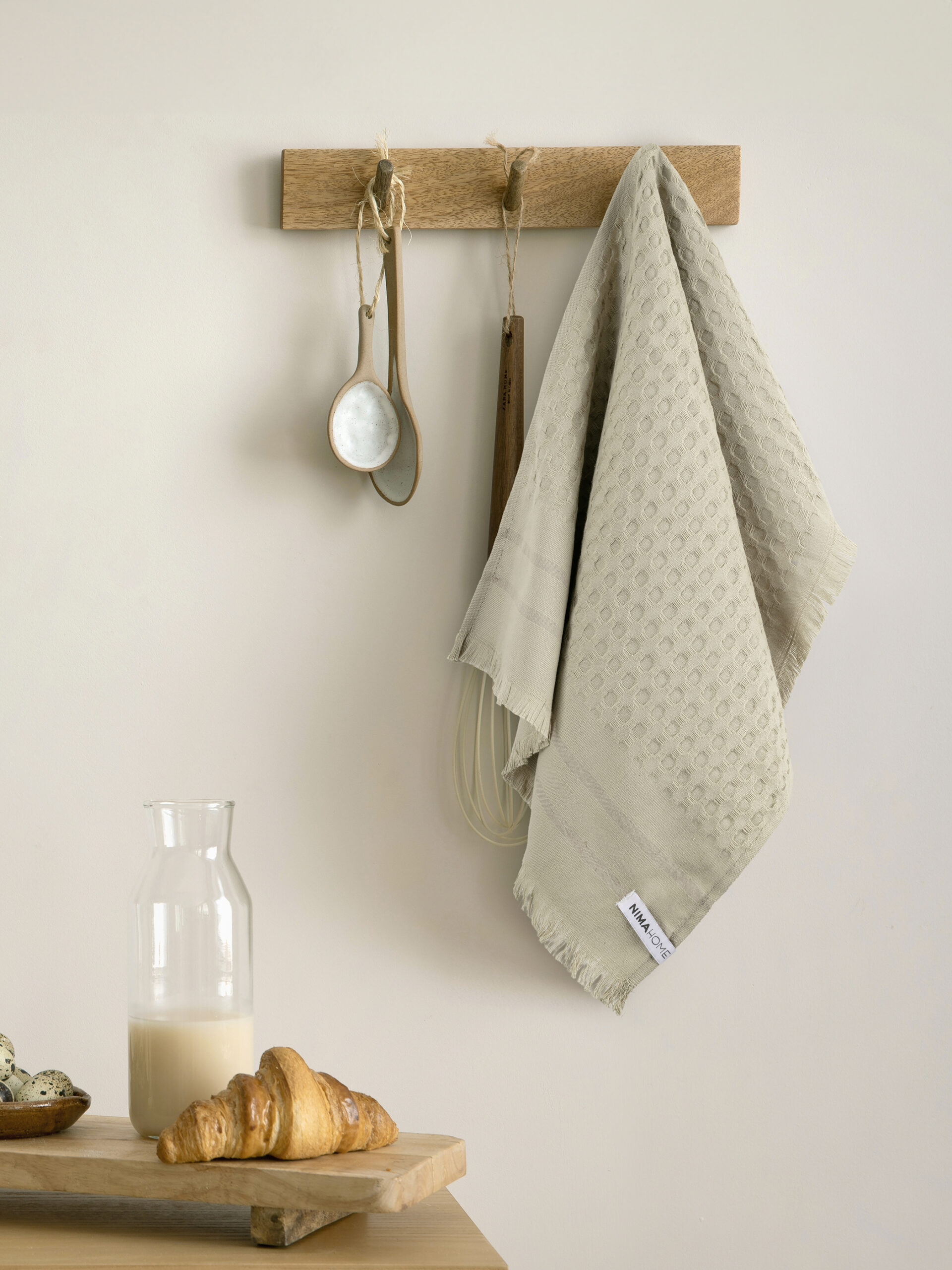 Πετσέτα Κουζίνας 40x60 - Honeycomb Taupe - Nima Home - 5206482181953