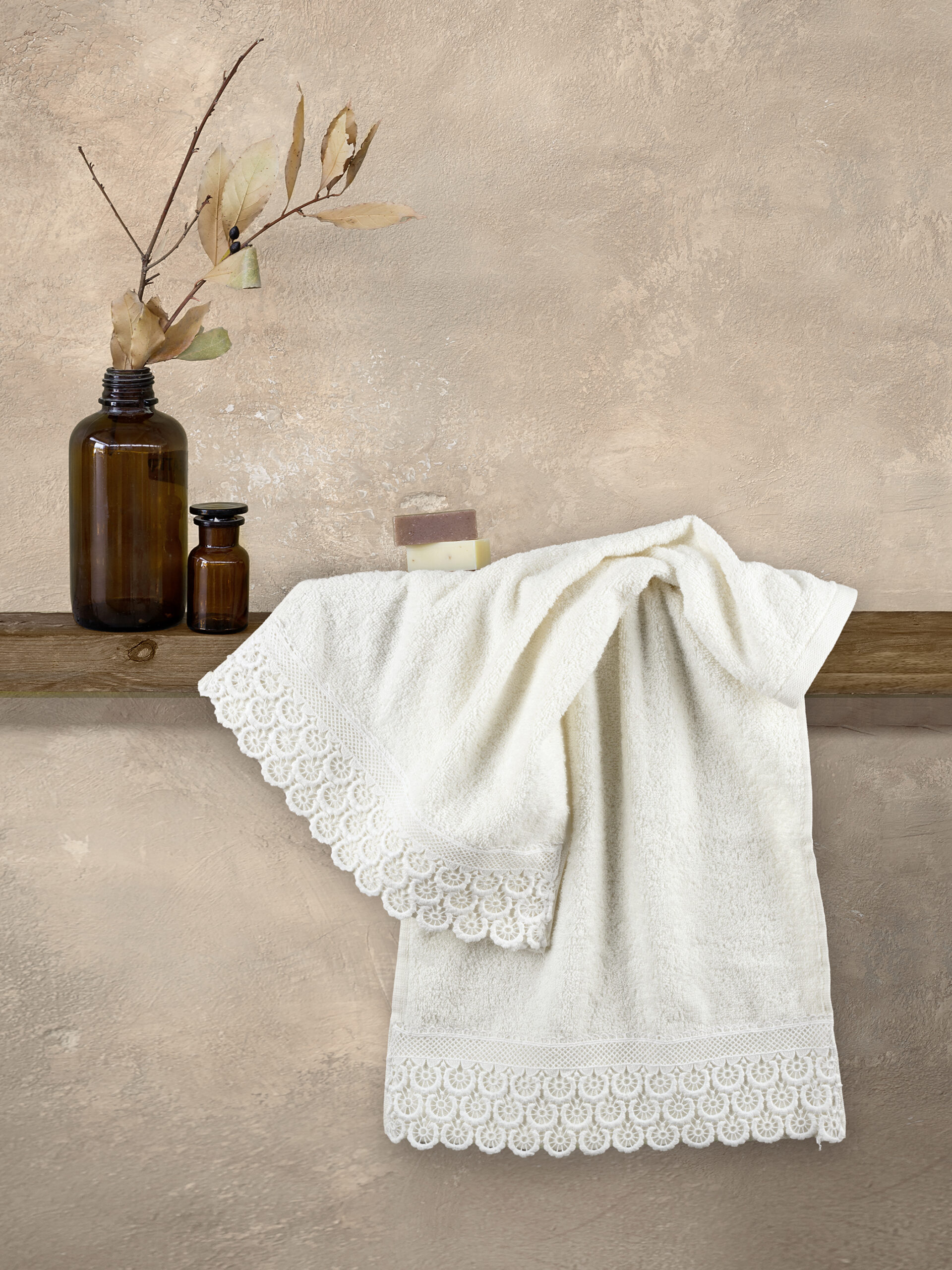 Σετ Πετσέτες (2 x 30x50) - Union Ivory - Nima Home - 5206482182288