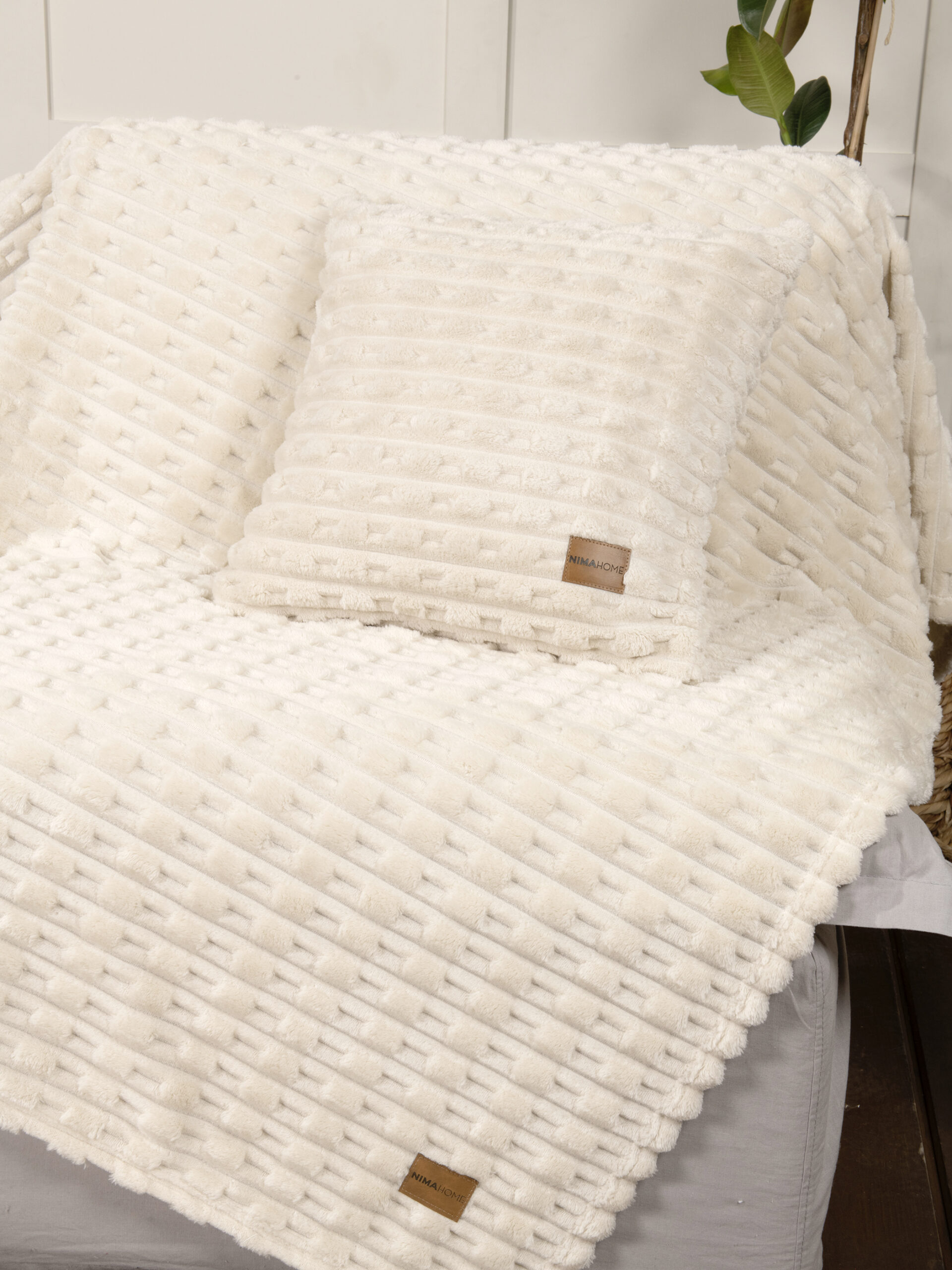 Διακοσμητική Μαξιλαροθήκη 45x45 - Savara Light Beige - Nima Home - 5206482184640