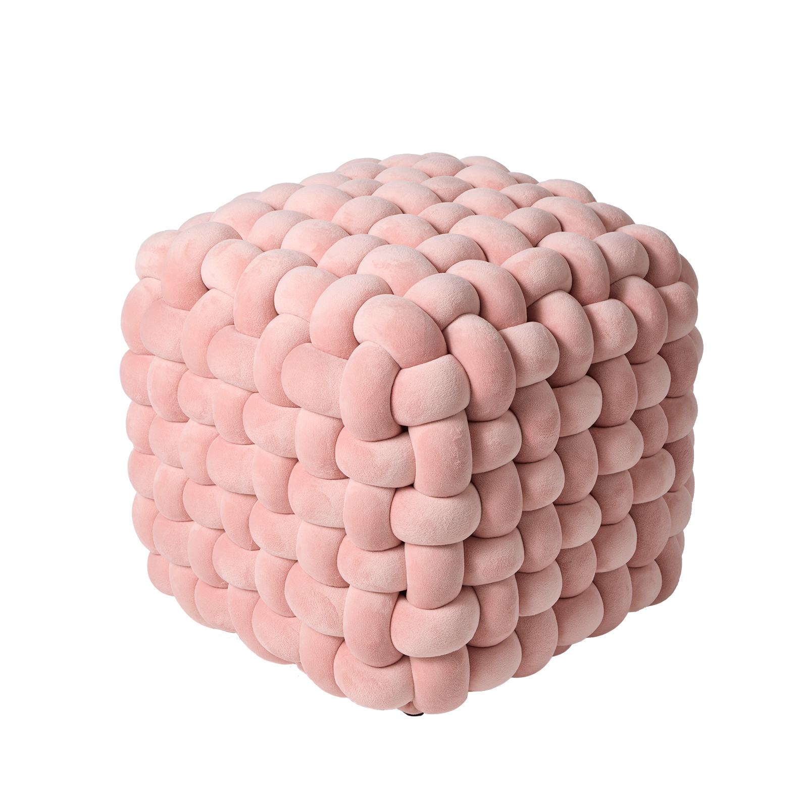 DAS HOME ΔΙΑΚΟΣΜΗΤΙΚΟ ΠΟΥΦ 43Χ43Χ40 2273 NUDE-533743432273