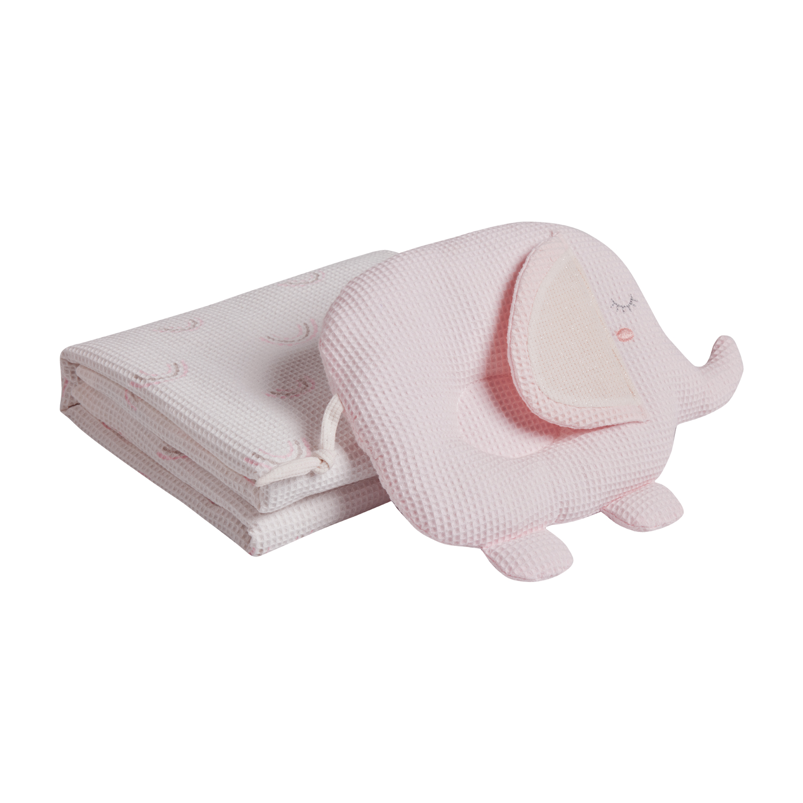 DAS BABY ΚΟΥΒΕΡΤΑ ΠΙΚΕ 75X100 RELAX 4957 GREY, PINK, WHITE-620511704957