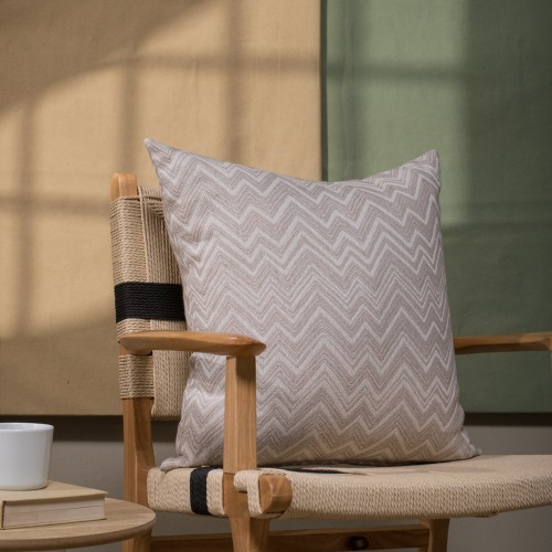 Μαξιλαροθήκη Piacenza 02 - 65x65cm δαπέδου με γέμιση