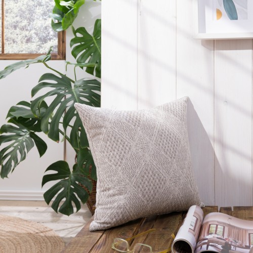 Μαξιλαροθήκη Treviso 03 - 65x65cm δαπέδου με γέμιση