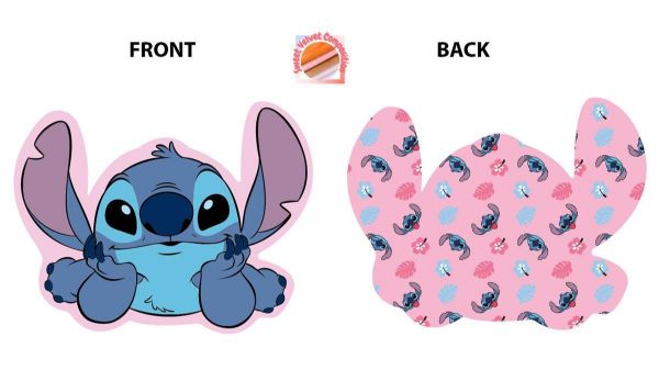 Mini Μαξιλάρι 3D AOP Disney Home Stitch 88 20 cm Pink 100% Velboa-54461702035