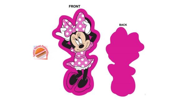 Μαξιλάρι 3D Disney Home Minnie 27A 35 cm Fuchsia 100% Velboa-54461702019
