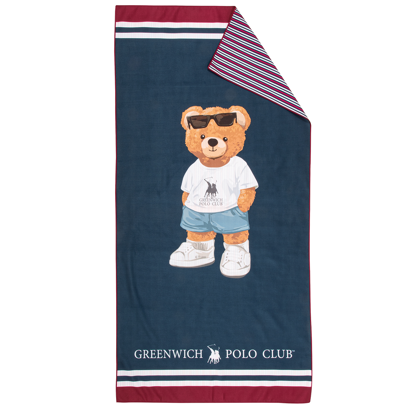GREENWICH POLO CLUB JUNIOR ΠΕΤΣΕΤΑ ΘΑΛΑΣΣΗΣ 70Χ140 4042 BLUE, RED-267701404042
