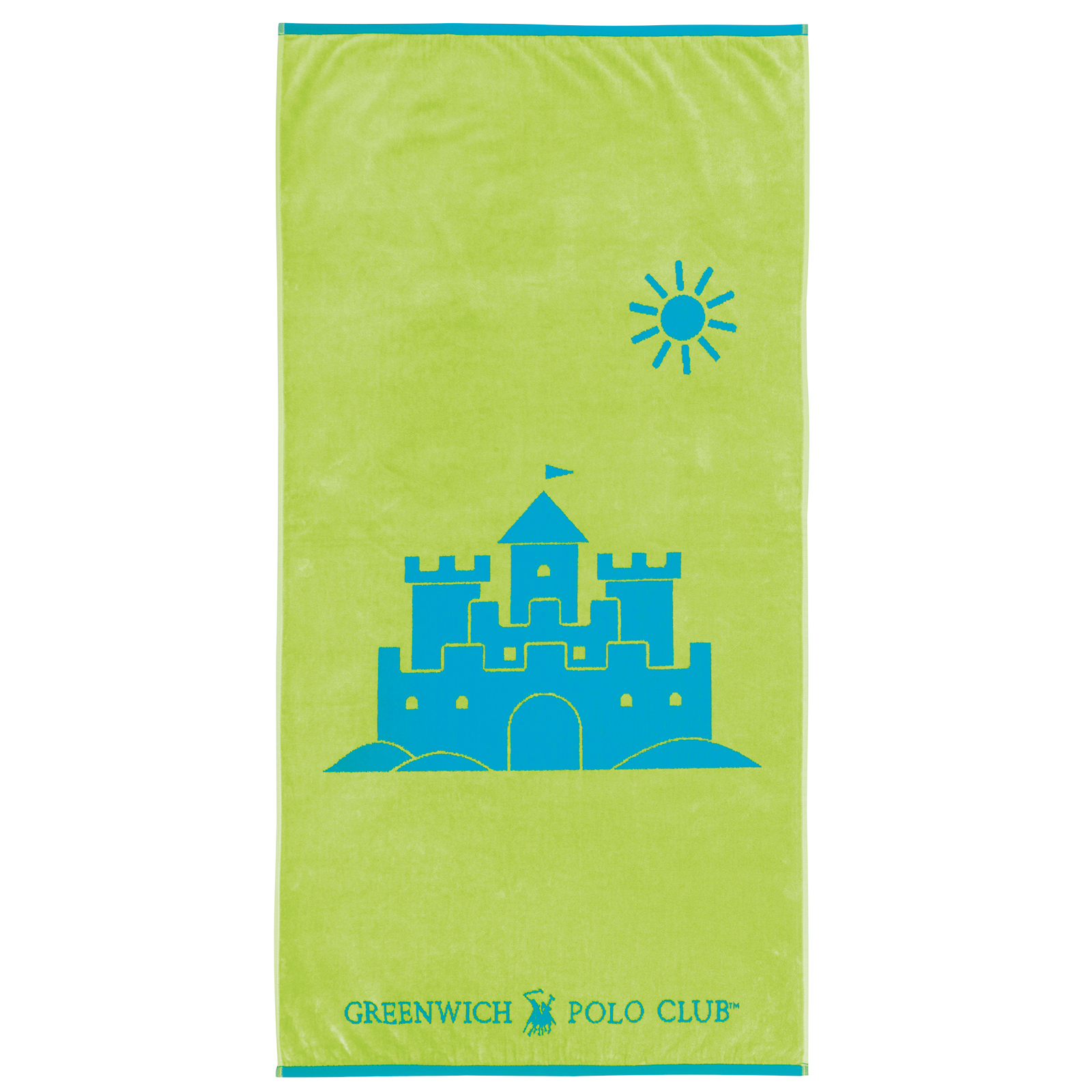 GREENWICH POLO CLUB JUNIOR ΠΕΤΣΕΤΑ ΘΑΛΑΣΣΗΣ 70Χ140 4075 BLUE, GREEN-267701404075