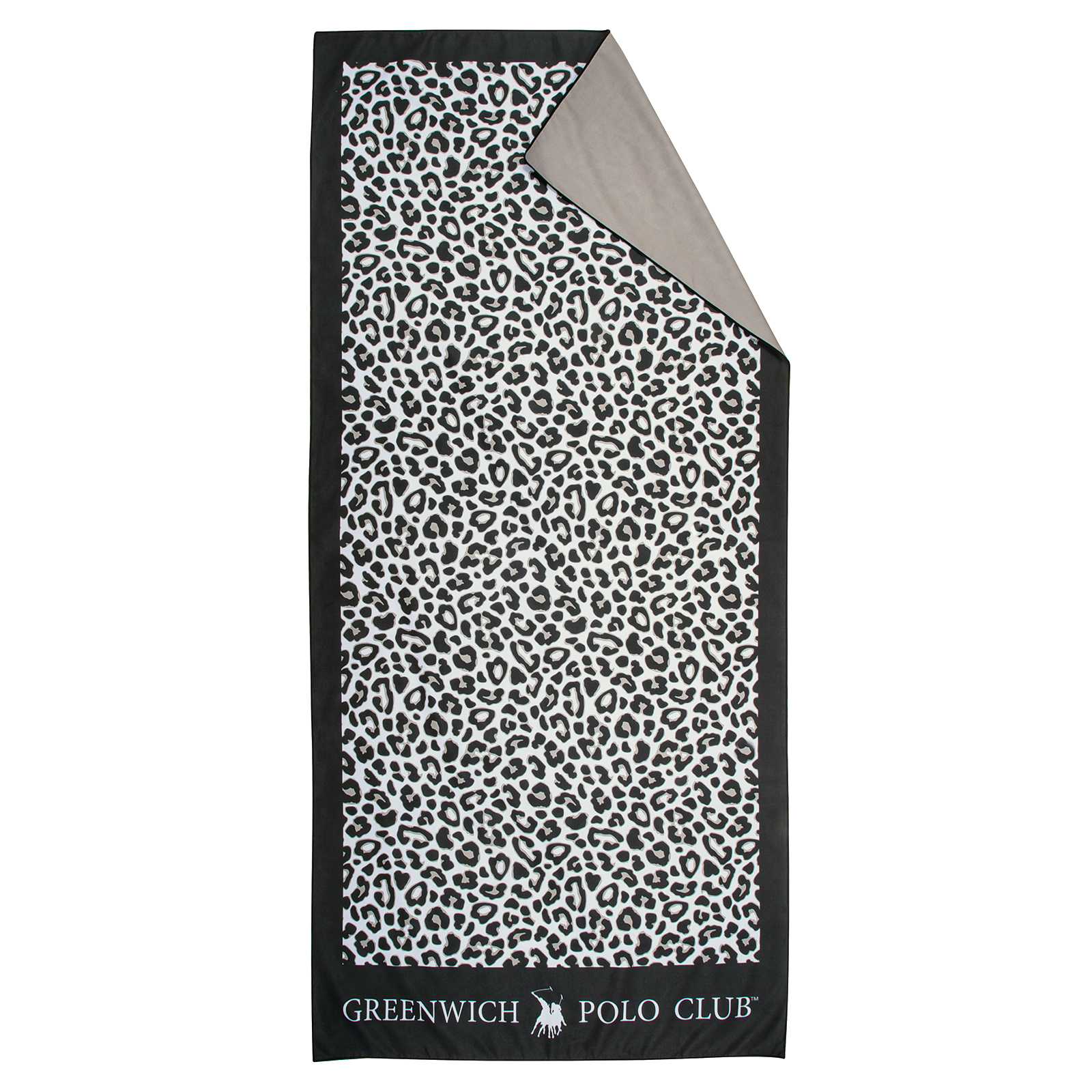 GREENWICH POLO CLUB ΠΕΤΣΕΤΑ ΘΑΛΑΣΣΗΣ 80Χ170 ESSENTIAL 4036 BLACK, TAUPE-267801704036