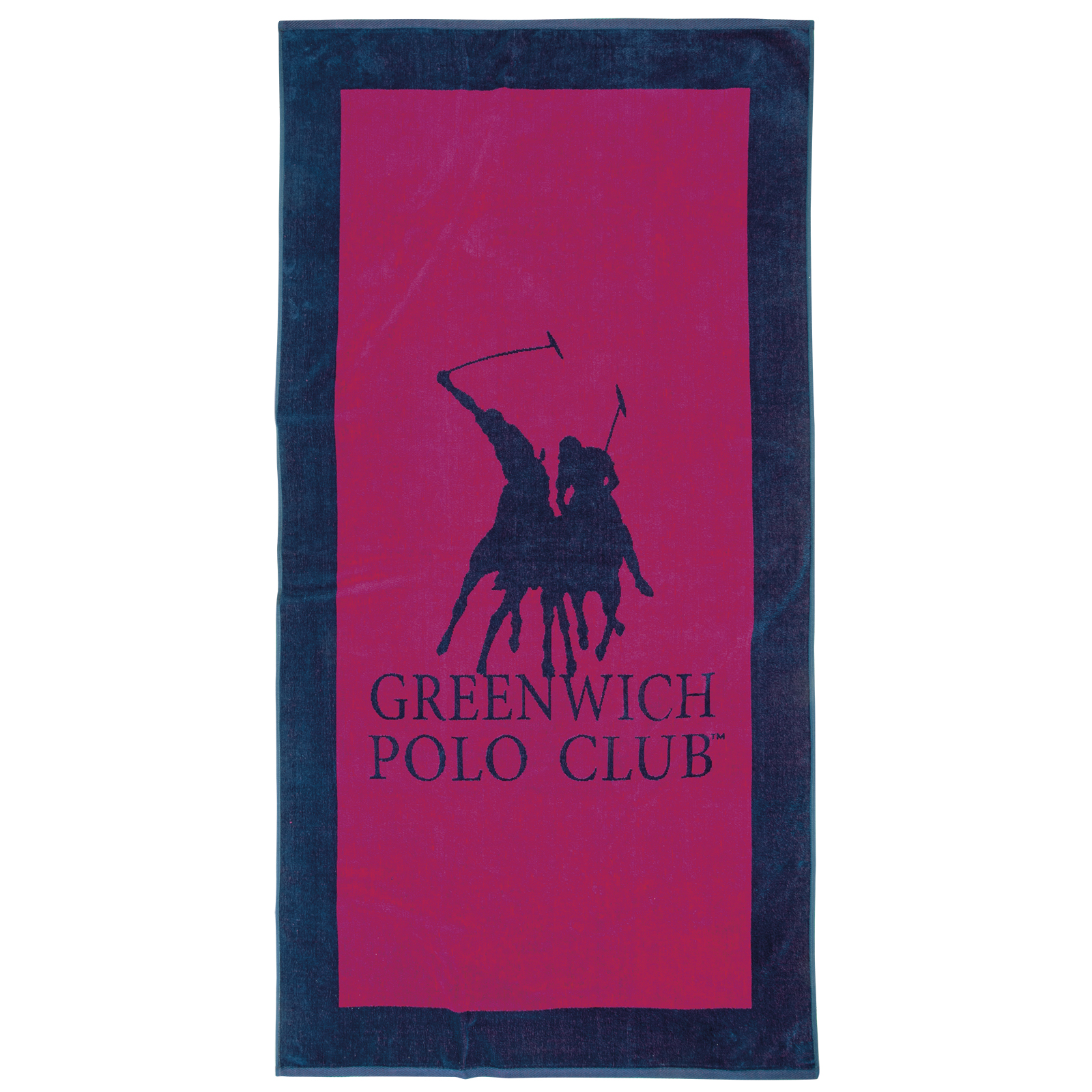 GREENWICH POLO CLUB ΠΕΤΣΕΤΑ ΘΑΛΑΣΣΗΣ 90Χ180 4002 BLUE, FUSCHIA-267901804002