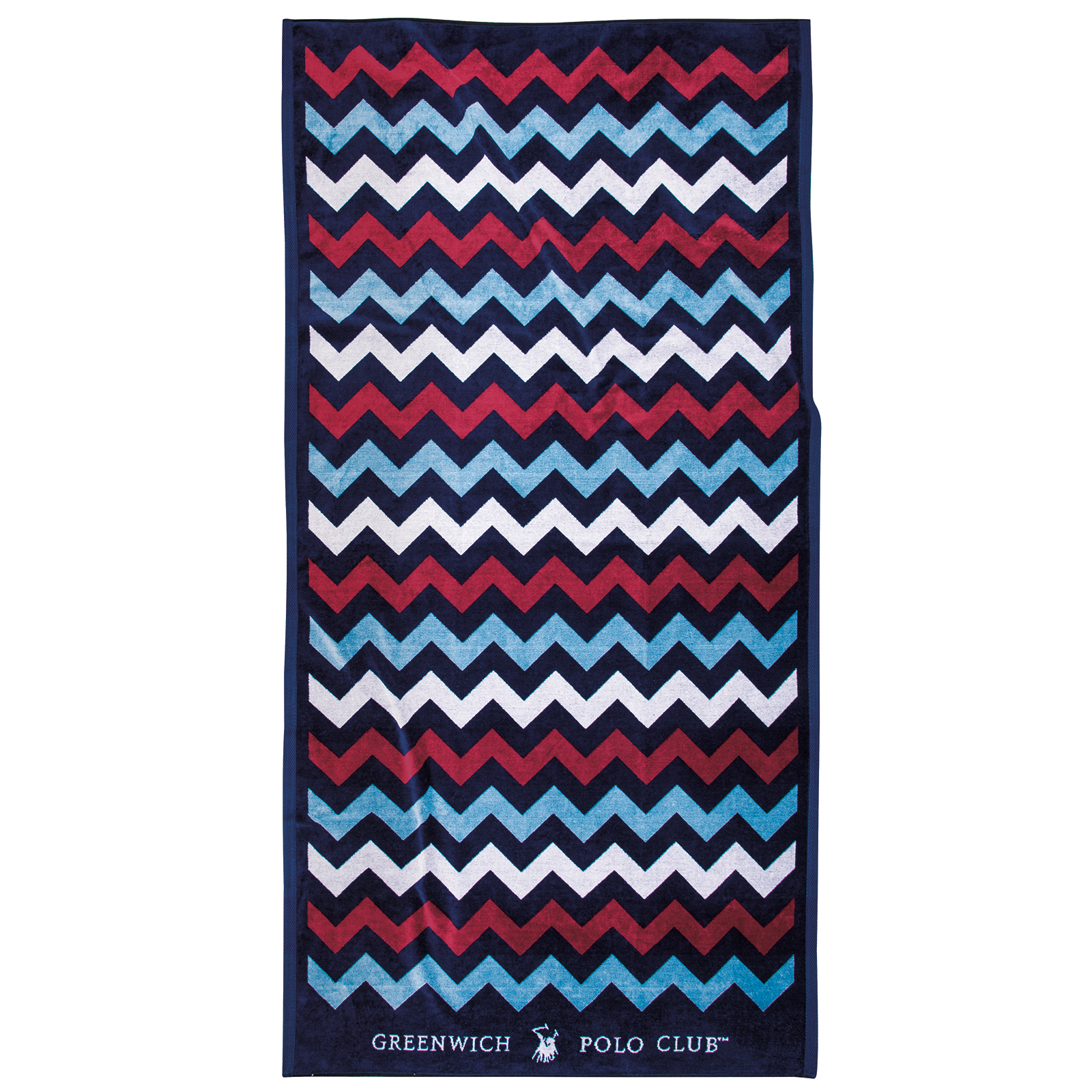 GREENWICH POLO CLUB ΠΕΤΣΕΤΑ ΘΑΛΑΣΣΗΣ 90Χ180 4008 BLUE, RED, WHITE-267901804008