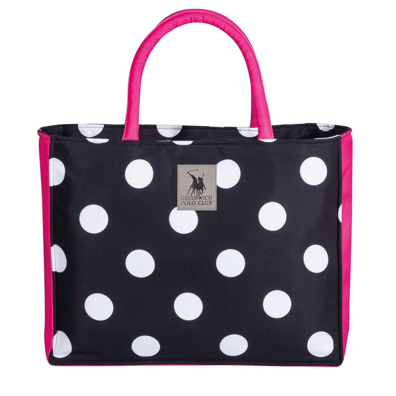 GREENWICH POLO CLUB ΤΣΑΝΤΑ ΘΑΛΑΣΣΗΣ 46X36 ESSENTIAL 4068 BLACK, FUSCHIA-268463604068