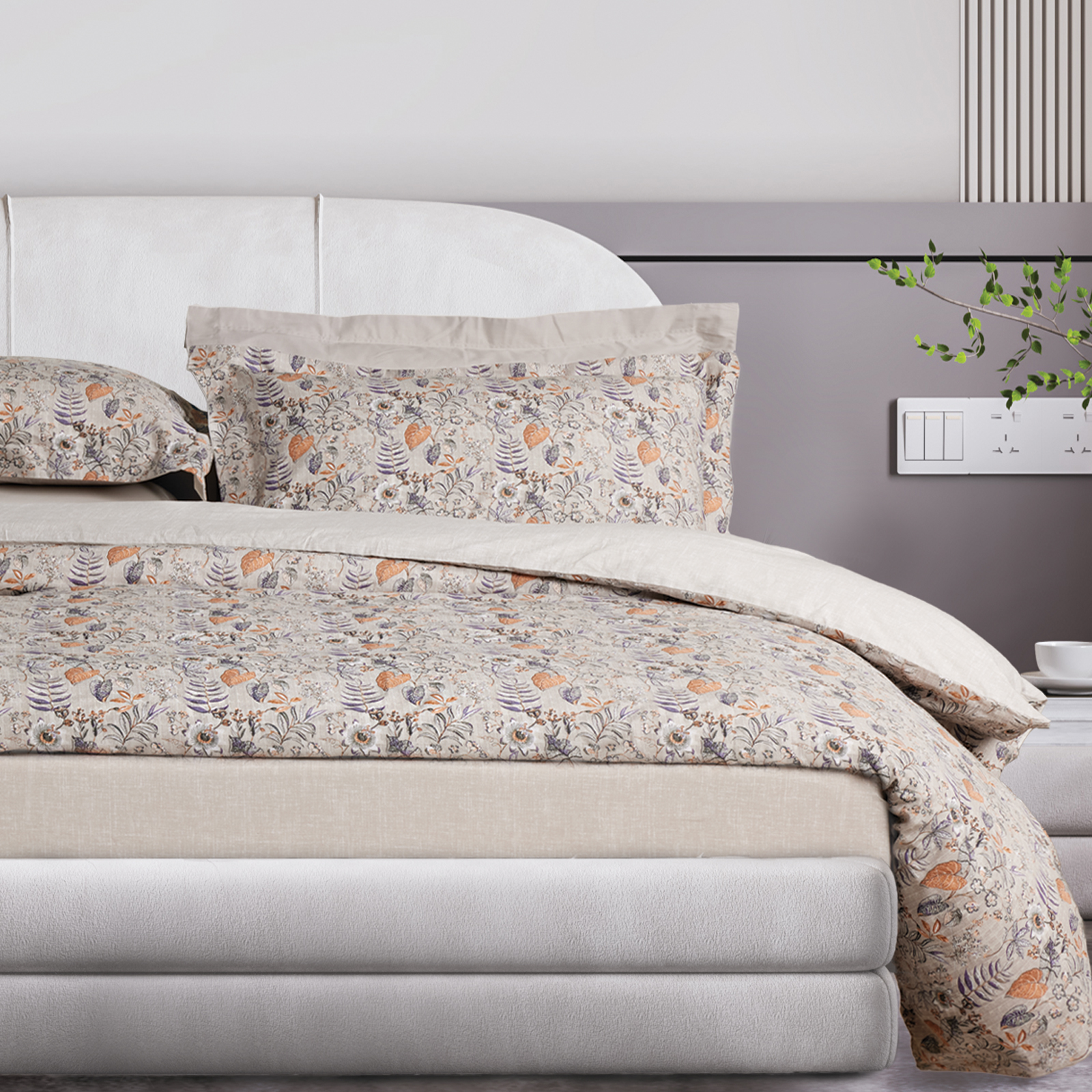 DAS HOME ΣΕΤ ΣΕΝΤΟΝΙΑ ΥΠΕΡΔΙΠΛΑ HAPPY 9687 BEIGE-502108209687