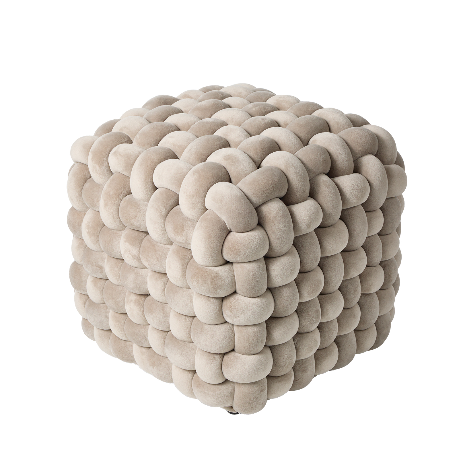 DAS HOME ΔΙΑΚΟΣΜΗΤΙΚΟ ΠΟΥΦ 43Χ43Χ40 2274 BEIGE-533743432274