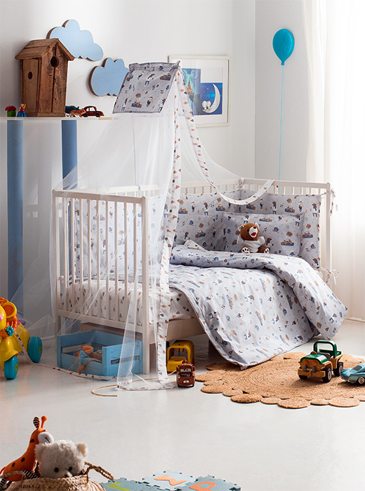 WOODLAND ΣΕΤ ΠΑΠΛ-ΘΗΚΗ ΠΑΙΔΙΚΗ 120Χ160 2ΤΕΜ-000007212