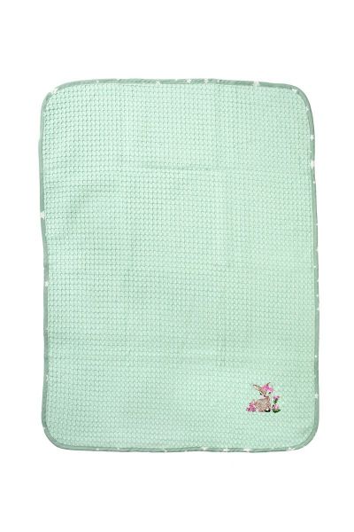 Κουβέρτα Πικέ Με Κέντημα bebe Deer 199 100X160 Mint 100% Cotton-31142649029