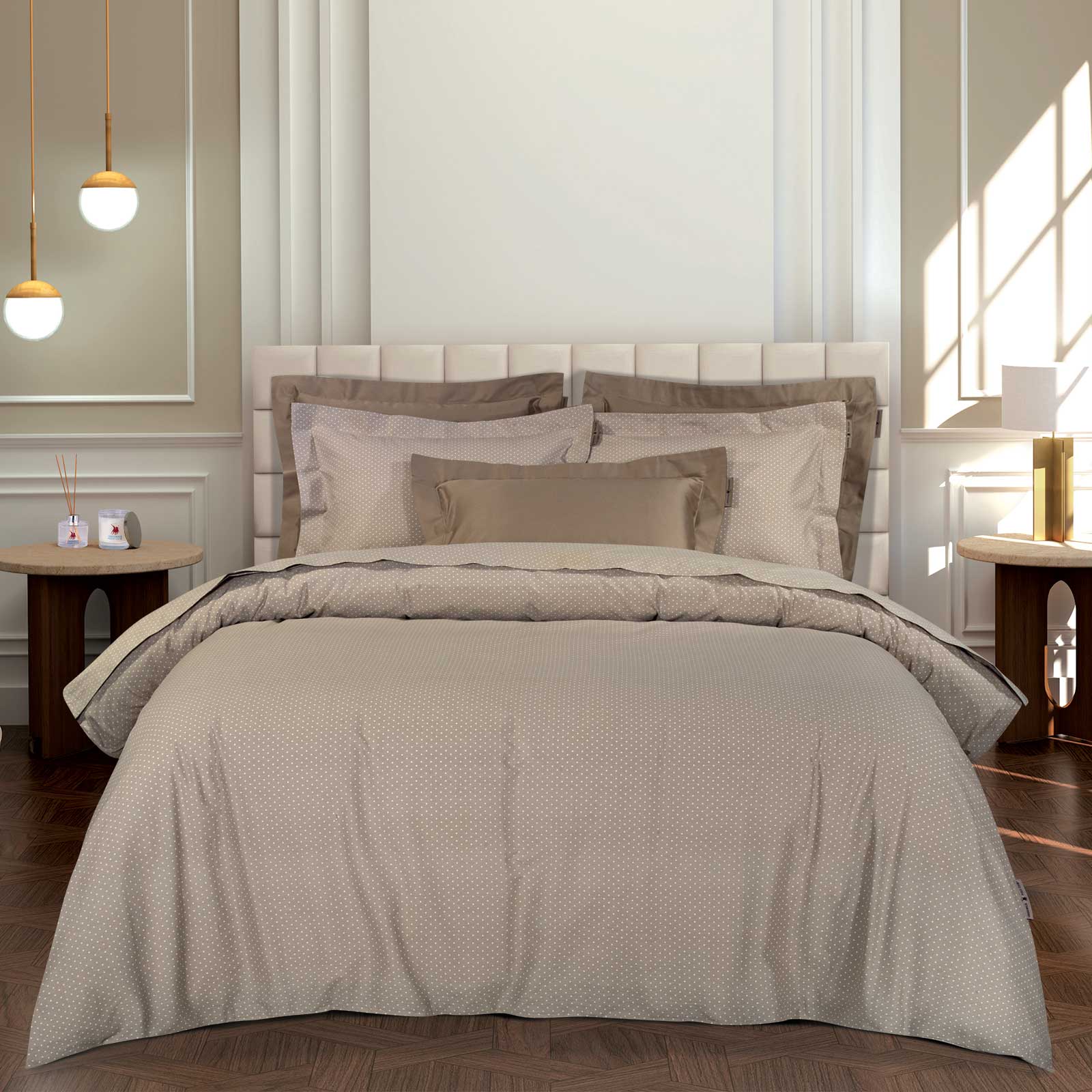 GREENWICH POLO CLUB ΠΑΠΛΩΜΑΤΟΘΗΚΗ ΥΠΕΡΔΙΠΛH 220X240 LOFT 2392 TAUPE-206000202392