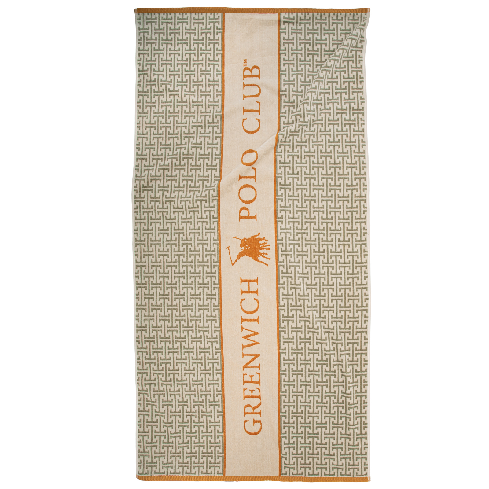 GREENWICH POLO CLUB ΠΕΤΣΕΤΑ ΘΑΛΑΣΣΗΣ 90Χ180 ESSENTIAL 5228 ORANGE, TAUPE-267901805228