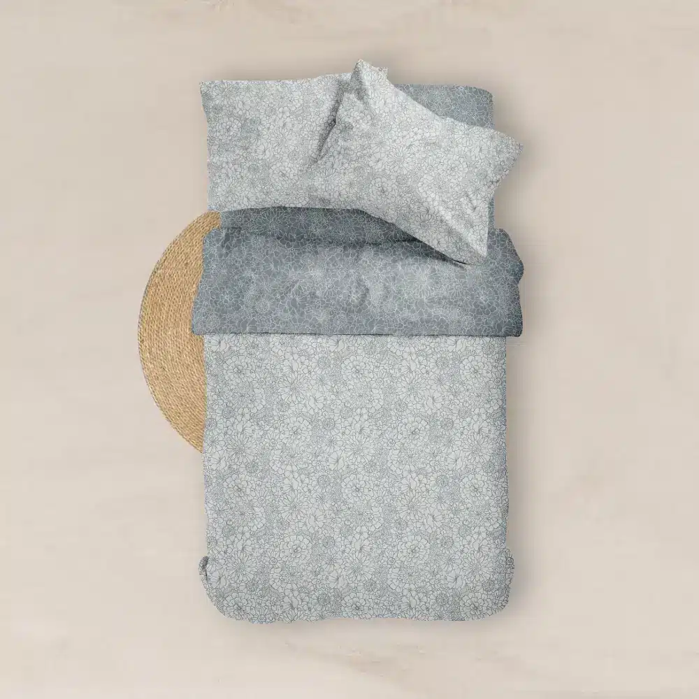 Σεντόνια Εμπριμέ Σετ Bloom Υπέρδιπλα Ροζέ ΥΠΕΡΔΙΠΛΟ (2) 240 x 260 cm + (2) 50 x 70 cm